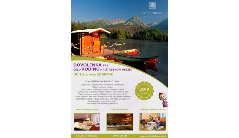 Hotel CROCUS **** Vysoké Tatry